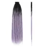 Transfronterizo 24 pulgadas Individual Europeo y Americano Rastas Street Dance Fieltro Rastas Peluca Rastas Tejido a Mano Extensiones de Cabello Rastas Rastas