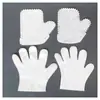 Suministro del fabricante guantes para mascotas guantes desechables para limpieza de mascotas no tejido spunlace guantes no tejidos toallitas secas