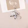 Nuevo Colgante para Llavero de Perro de Perla Electrochapada Colgante de Perro Burbuja para Bolso Cubierta de Auriculares Llavero Regalo