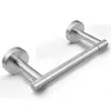Portarrollos de Papel Higiénico para Baño y Tocador Doméstico Colgante de Pared Anillo para Toalla Set de Dos Piezas Simple Dute Negro Alambre Dibujado Acero Inoxidable Dorado