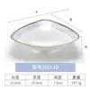 Melamina de Formato Especial Restaurante Imitação de Porcelana Peixe para Chucrute Bacia Triangular Tigela Grande Prato de Peixe de Plástico Prato de Coração Tigela com Borda Inclinada Comercial