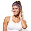 Faixa de Cabeça Esportiva Nova Europeia e Americana com Absorção de Suor, Faixa de Yoga Fashion com Estampa de Leopardo e Aba Larga, Lenço de Cabeça Feminino Respirável e Macio Pode Ser Enviado em Nome de Outros