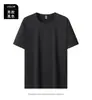 Camisetas de Verano de Color Sólido, Ajuste Holgado, Sensación de Hielo, para Hombres y Mujeres, Absorbentes de Sudor, de Secado Rápido, Elásticas, Suaves, de Manga Corta, Ligeras, Antibacterianas, Estilo Pareja