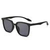 Nuevas Gafas de Sol Ultra Ligeras de Color Degradado Tr90 Pequeña Fragancia Moda Tendencia Gama Alta Anti-UV Montura Grande Gafas de Sol