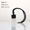 Lanyard Cuadrado para Colgar Difusor de Aroma, Botella de Vidrio de Color de Alto Valor Estético Difusor de Aroma para Coche, Botella de Recarga de Aroma, Venta al por Mayor desde el Fabricante