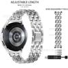 Adequado para Huami/Huawei/Samsung Galaxy5/6/7 Alça de Cinco Elos Recortada em Relevo 20mm Alça de Aço Metal