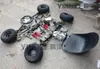 Accesorios para karts eléctricos de cuatro ruedas modificados DIY: suspensión delantera, eje diferencial de dirección, motor de transmisión, eje trasero, llantas de 6 pulgadas