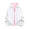 Sudadera con Capucha y Cremallera Grande de Diseño Dulce y Fresco para Mujer, Chaqueta Cardigan Bordada Ajustada para Primavera y Otoño, Petite, Moderna