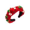 Nova Faixa de Cabelo de Natal Personalidade Árvore de Natal Decoração de Cabeça de Papai Noel Aro de Cabeça com Diamante Acessórios de Cabelo de Ano Novo para Mulheres Fornecimento Transfronteiriço