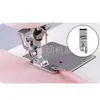 Herramientas Multifuncionales para Máquinas de Coser Domésticas Se Venden por Separado, Prensatelas para Dobladillo, Dobladillo con Cremallera Invisible, Accesorios de Plisado de Plástico