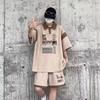Camiseta de manga corta polo para hombre ropa de hombre guapo corpulento con un conjunto de ropa de verano guapa para niños traje fresco y guapo para llevar