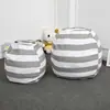 Bolsa Grande de Pelúcia para Armazenamento de Brinquedos Infantil Sofá Almofada Infantil Criativa Grande Capacidade Bola com Alça Zíper