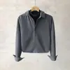 Camisa negra de otoño para hombre ropa interior marca de moda coreana volantes guapo camisa de manga larga para niños blancos