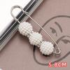 Artefacto para la cintura de los pantalones pasador de cintura broche anti-exposición broche de corsage de alta gama joyería hebilla de broche de perlas
