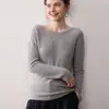 Suéter de Cashmere Feminino 100% Cashmere Puro Suéter Feminino Camada Base Camisa Base Nova Quente Tricotado
