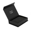 Caja de regalo tipo almeja grande imprimible papel de belleza simple cuadrado negro caja de embalaje papel Sydney caja de color