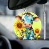Colgante decorativo de acrílico perfecto para accesorios de coche y adornos para árboles de Navidad.