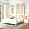 Cama de Dossel, Cama de Madeira Maciça, Móveis Clássicos, Cama com Cabeceira Macia, Cama de Dossel Estilo Antigo Ming e Qing, Móveis para Pousada, Cama de Pousada
