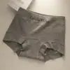 Calzones bóxer de algodón puro antibacteriano 10A para mujer Talla grande para mujer Ropa interior de cintura media-alta Entrepierna extendida de algodón puro Calzones bóxer pequeños