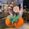 Nuevo Suceden Cosas Buenas Colgante Llavero de Felpa Hoja de Caqui Muñeca Conmemorativa Cultural y Creativa Decoración de Bolsa de Regalo para Niños