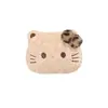 Gato de Dibujos Animados Soporte Lumbar para Reposacabezas de Coche Almohada de Coche Linda Almohada para el Cuello Felpa Cómoda Almohada Lumbar para Asiento de Coche