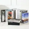 Simulação de livro falso Decorações de livro Modelo de sala Internet Café Estudo Decoração de mesa Inglês Simples Moderno Adereço Caixa de livro