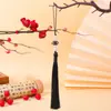 Novo Nó Chinês Estilo Chinês Pingente de Borla Tibetana Acessórios DIY para saia de rosto de cavalo, Cheongsam estilo chinês, Decoração pendente de borla Hanfu