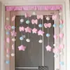 Cortina de Porta em Formato de Coração para Quarto de Menina, Sala de Chá, Cortina Aconchegante, Cortina de Entrada, Cortina Decorativa para Villa, Cortina de Banheiro
