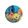 Bob Esponja Bob Esponja Dibujo Animado Insignia Redonda de Hoja de Lata Insignia