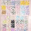 24 Novo Dos Desenhos Animados Nail Art Jóias Verão Dos Desenhos Animados Sanrio Kt Cat Estéreo Resina Unhas Decoração Set