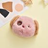 Nova Bolsa de Estudante de Pelúcia para Joias Decoração Broche Insígnia Estereoscópica de Ponto Acessórios Decoração DIY Acessórios de Cabeça de Cachorro