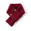 Bufanda de Cuello Falso Engrosada para Mujer, Protector de Cuello, Pequeño Cachemir para Pareja, Pequeño Cubrecuello Cruzado Cálido para Otoño e Invierno