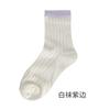Calcetines apilados para niños, calcetines de malla hueca de verano, calcetines finos de algodón peinado, calcetines Zhuji de color caramelo japonés, venta al por mayor