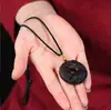Collar con Colgante de Hebilla de la Paz de Obsidiana Hielo Signo del Zodíaco para Hombre Collar para Mujer Año del Zodíaco Tigre Colgante Patronus