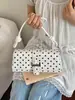 Bolsa de Mão Minimalista com Bolinhas de Nicho 2026 Novo Estilo Bolsa de Ombro para Sob o Braço Bolsa de Ombro da Moda para o Dia a Dia Feminina Tendência Transfronteiriça
