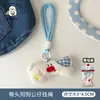 Tengyi Original Boneca Cachorrinho de Pelúcia Fofa Pingente Brinquedo Decorativo Versátil Enfeite de Pendurar Charme para Mochila Feminina