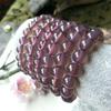 Pulseira de Calcedônia Roxa Imperial Brasileira Natural Minério Bruto Gelo Ametista Roxa Fumê Contas de Ágata Pulseira Jade Joia