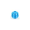 Juguete para Perro Pelota Dispensadora Perro Molar Descompresión Pelota Recompensa Pelo Dorado Teddy Juguete para Mascota Resistente a Mordidas Molar Pelota de Goma