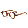 Gafas Multilaterales Cuadradas Redondas Anti Luz Azul ins Unisex Lente Plana Versátiles de Moda Estilo Japonés Europeo Transfronterizo