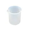 Copo Medidor de Silicone 100ml - DIY Molde de Silicone para Proporção de Resina Epóxi Cristalizada Copo Medidor Reutilizável Prensagem de Olho para BJD