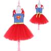 Europa y Estados Unidos dibujos animados niños malla vestido movilización de una variedad de Niñas Cosplay héroe niños ropa de actuación