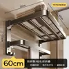 Estante Plegable Doble para Toallas de Baño Baño Inodoro Sin Taladro Ropa de Baño Toalla de Baño Organización Almacenamiento de Toallas Suministro Directo de Fábrica