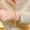 Pulsera de Estrella Dorada de Cinco Puntas Estilo Coreano, Personalizable, Moderna y Elegante, con un Diseño Pequeño, Sensación Exquisita y de Alta Gama