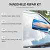 Kit de Reparación y Limpieza de Parabrisas Homonth para Coche, Tres Piezas