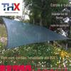 Toldo e Rede de Proteção Solar, Rede para Cerca com Borda Verde Escuro, Rede de Toldo Transfronteiriça, Rede Protetora de HDPE, Cercado para Jardim
