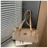 Bolso de axila retro simple para mujer, nuevo bolso de mano de moda primavera 2026, bolso de hombro de gran capacidad para el día a día