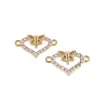 Accesorios DIY para joyería europea y americana Pulsera Collar Accesorios de joyería con forma de corazón Joyería popular en Amazon Accesorios de aleación para joyería