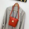 Nuevo bolso a cuadros de diamantes 2023, nuevo bolso informal para mujer, bolso pequeño, bolso de cubo simple, bolso de hombro al por mayor