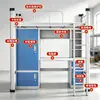 Vendas diretas da fábrica: beliches com estrutura de ferro, adequados para dormitórios escolares, quartos de estudantes e apartamentos