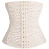 Cinturón Abdominal para Mujer Corsé de Cintura Postparto Transpirable Hueco de Plástico Hebilla de Tres Filas Ropa Moldeadora de Cuerpo Sello de Cintura Deportivo
